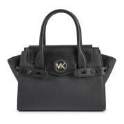 Zwarte Flap Handtas Michael Kors , Black , Dames