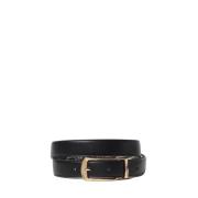 Omkeerbare imitatieleren riem met metalen gesp Emporio Armani , Black ...