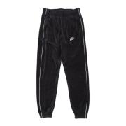 Velour Sportswear Club Zwart/Wit Broek Nike , Black , Heren