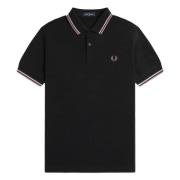 Polo met korte mouwen Fred Perry , Black , Heren