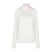 Stijlvolle Sweaters voor Mannen en Vrouwen Jil Sander , White , Dames