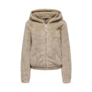 Sherpa Jas in Humus Beige Only , Beige , Dames