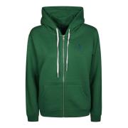 Hoodie met volledige rits Ralph Lauren , Green , Dames