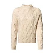 Komon Staande Kraag Sweater Baldessarini , Beige , Heren