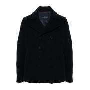 Blauwe Pea Coat voor Mannen Paul & Shark , Blue , Heren