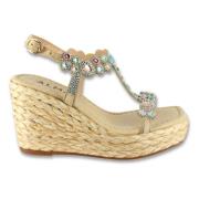 Plateau sandalen Alma EN Pena , Beige , Dames