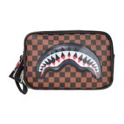 Haaien in Parijs Beauty Pouch Sprayground , Brown , Heren