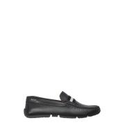 Pearce Rubberen Zool Driver Schoenen Bally , Black , Heren