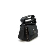 Zwarte leren handtas Postina Centauro Zanellato , Black , Dames