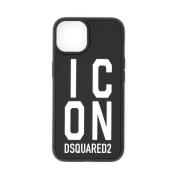 iPhone 14 Hoesje 100% PVC China Dsquared2 , Black , Heren