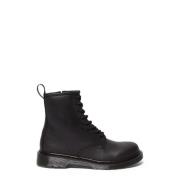 Zwarte Leren Winterlaarzen Waterdicht Dr. Martens , Black , Heren