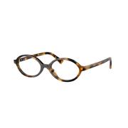 Honey Havana Brillenmontuur Miu Miu , Brown , Unisex