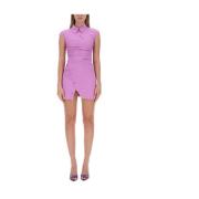 Jurk met plooien Moschino , Pink , Dames