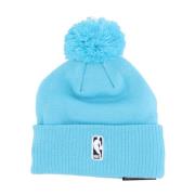 NBA City Night Alt Grafische Pom Pom Hoed New Era , Blue , Heren