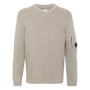 Stijlvolle Sweaters met Rechte Halslijn C.p. Company , Green , Heren