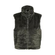 Imitatiebont Gilet Thunderstorm Groen Only , Green , Dames