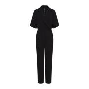 Elegante Zwarte Jumpsuit voor elke gelegenheid Marella , Black , Dames