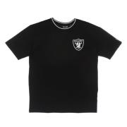 NFL Distressed Grafische Tee Zwart New Era , Black , Heren