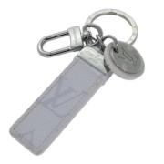 Pre-owned Leather key-holders Louis Vuitton Vintage , Gray , Dames