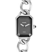 Pre-owned Stainless Steel watches Chanel Vintage , Black , Dames