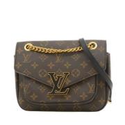 Pre-owned Canvas louis-vuitton-bags Louis Vuitton Vintage , Brown , Da...