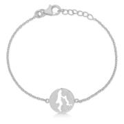 Moeder en Kind Zilveren Armband Frk. Lisberg , Gray , Dames