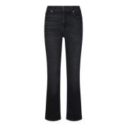 Zwarte Straight-Leg Jeans voor Vrouwen Frame , Black , Dames