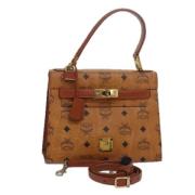 Pre-owned Leather handbags MCM Pre-owned , Brown , Dames