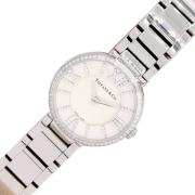 Pre-owned Stainless Steel watches Tiffany & Co. Pre-owned , White , Da...