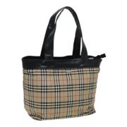 Pre-owned Nylon totes Burberry Vintage , Beige , Dames