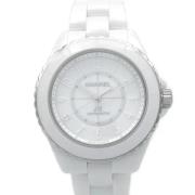 Pre-owned Metal watches Chanel Vintage , White , Dames