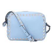 Leather shoulder-bags Valentino , Blue , Dames