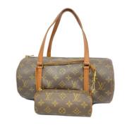 Pre-owned Fabric louis-vuitton-bags Louis Vuitton Vintage , Brown , Da...