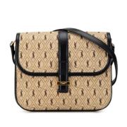 Pre-owned Canvas shoulder-bags Yves Saint Laurent Vintage , Beige , Da...