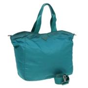 Pre-owned Nylon handbags Prada Vintage , Blue , Dames