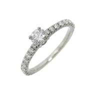 Pre-owned Platinum rings Cartier Vintage , Gray , Dames