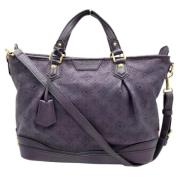 Pre-owned Leather louis-vuitton-bags Louis Vuitton Vintage , Purple , ...