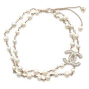 Pre-owned Metal chanel-jewelry Chanel Vintage , Gray , Dames