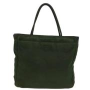 Pre-owned Fabric totes Prada Vintage , Green , Dames