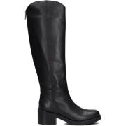 Zwarte Leren Hoge Laarzen Lakey Ride Shabbies , Black , Dames