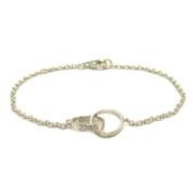 Pre-owned Silver bracelets Cartier Vintage , Gray , Dames