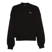 Zwart Krijt Crewneck Sweater Off White , Black , Heren