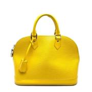 Pre-owned Leather louis-vuitton-bags Louis Vuitton Vintage , Yellow , ...