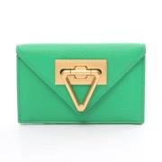 Pre-owned Leather wallets Bottega Veneta Vintage , Green , Dames