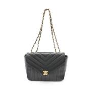 Pre-owned Fabric shoulder-bags Chanel Vintage , Black , Dames