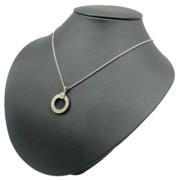 Pre-owned White Gold necklaces Bvlgari Vintage , Gray , Dames