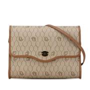 Pre-owned Fabric shoulder-bags Dior Vintage , Beige , Dames