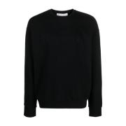 Zwart Logo-Geborduurde Crew-Neck Sweatshirt JW Anderson , Black , Here...