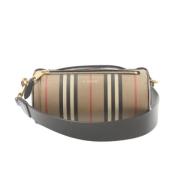 Pre-owned Canvas clutches Burberry Vintage , Beige , Dames