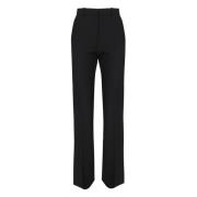 Elegante Zwarte Broek Ritssluiting Coperni , Black , Dames